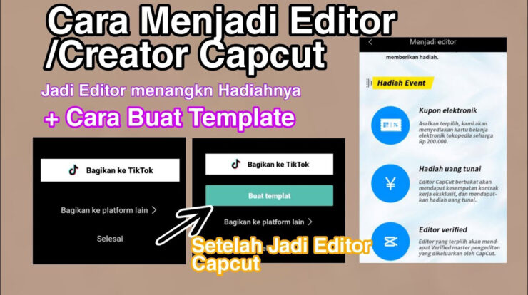 Cara Mudah Buat Template Sendiri Di CapCut 2023 Jadi Creator