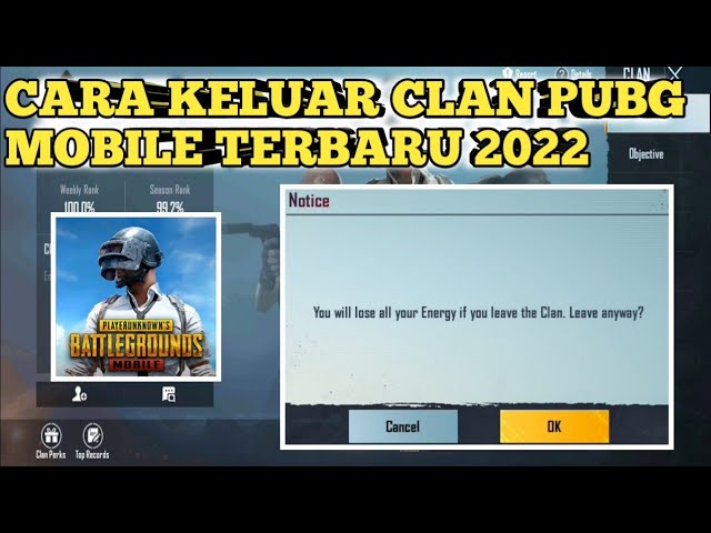 3 Cara Keluar Dari Clan PUBG Terbaru 2023 Mudah Tekno KING