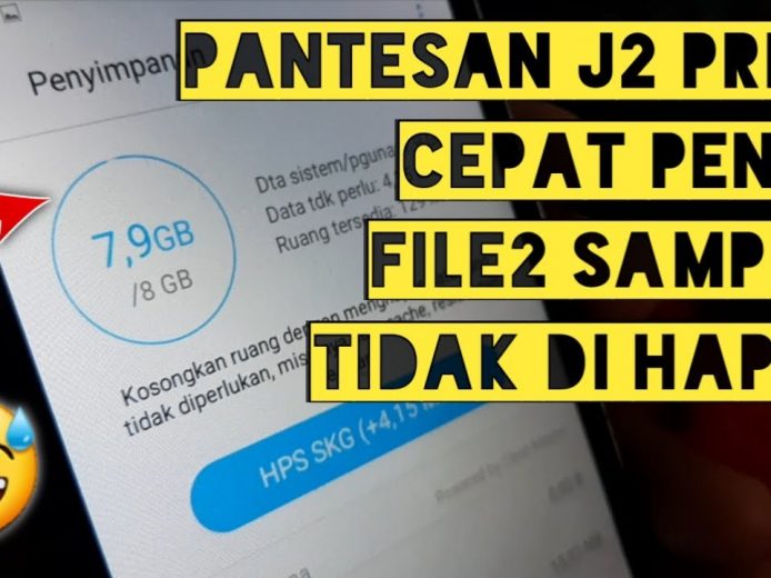 Cara Mengatasi Memori Penuh Samsung J2 Prime via Youtube
