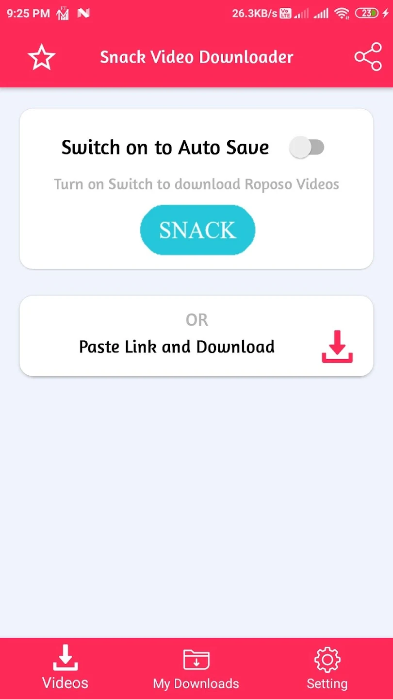 Video Downloader for Snack Video