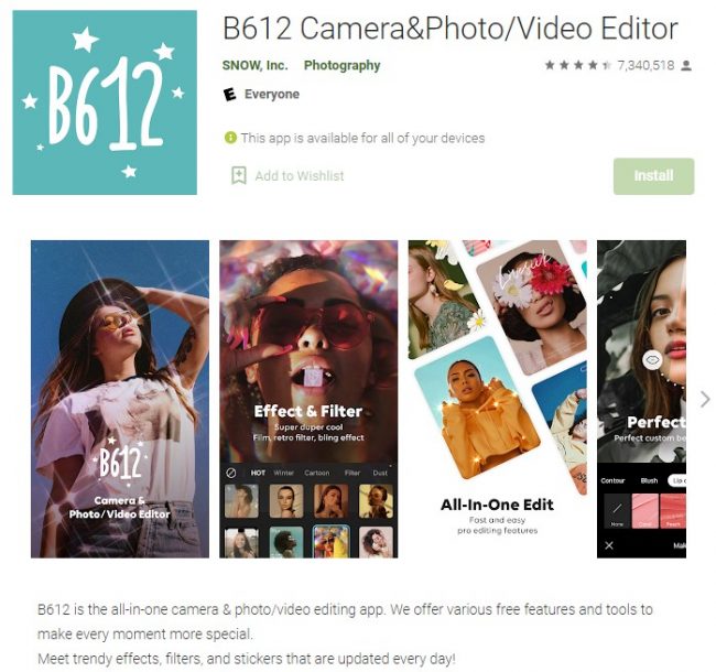 B612 Camera & Photo - Video Editor