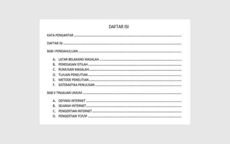 Daftar Isi via Graamedia