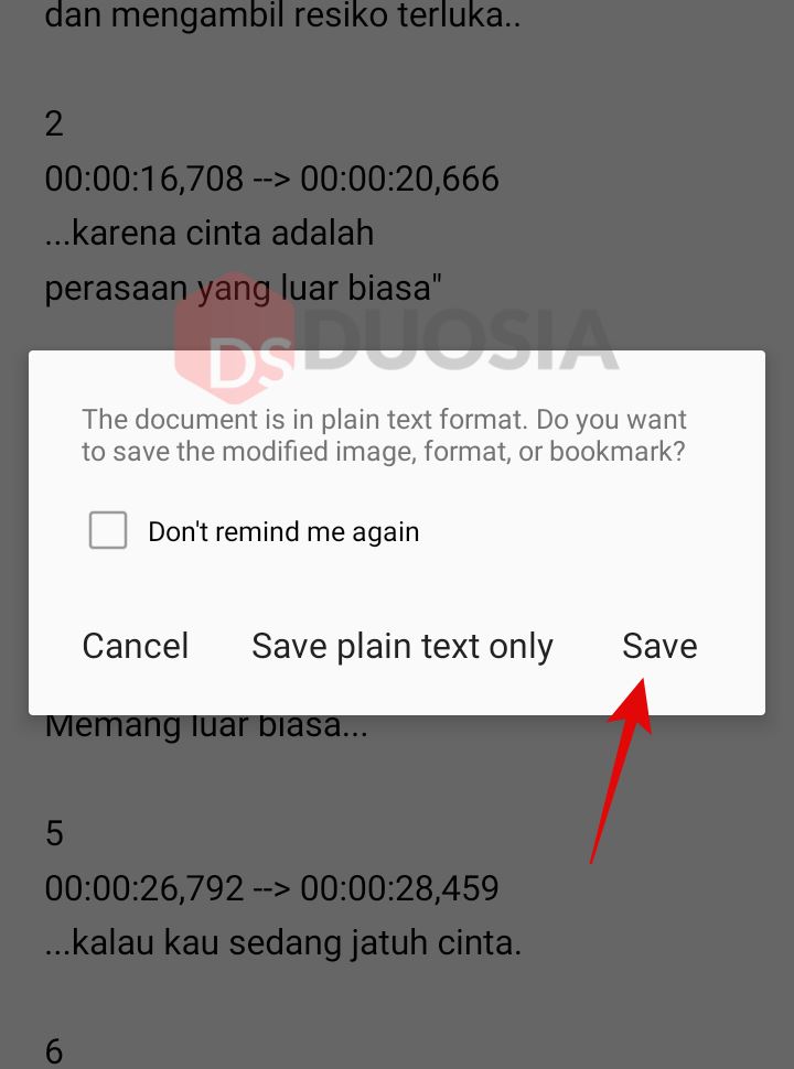 Cara Mengedit Subtitle di Android dengan WPS Office