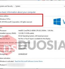 Cek Jenis Windows 10 yang digunakan Melalui Control Panel
