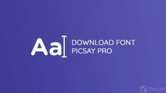 Download Font Picsay Pro Keren Terlengkap