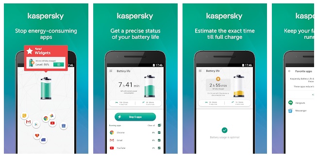 Kaspersky Battery Life Saver & Booster via Playstore