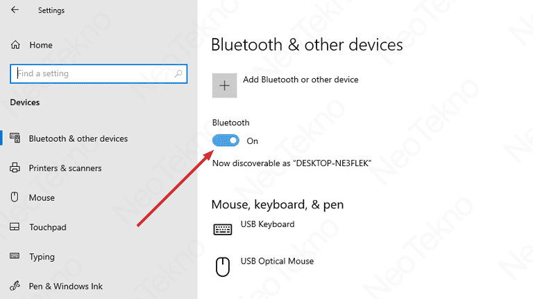 Bluetooth & other devices 
