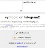 Instafonts.io symbol on telegram 2
