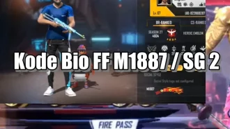 Kode Bio FF M1887 Code: Tambahkan Skin SG 2 M1887 di Bio Anda!