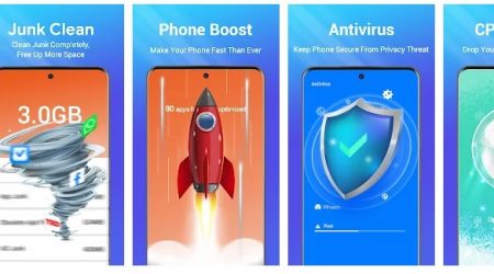 One Booster - Antivirus, Booster, Phone Cleaner via Google Playstore