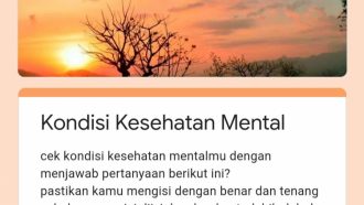 Tes Kesehatan Mental via Pikiran Rakyat