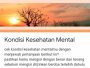 Tes Kesehatan Mental via Pikiran Rakyat
