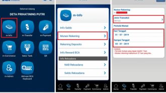 cara melihat transaksi di m banking bca