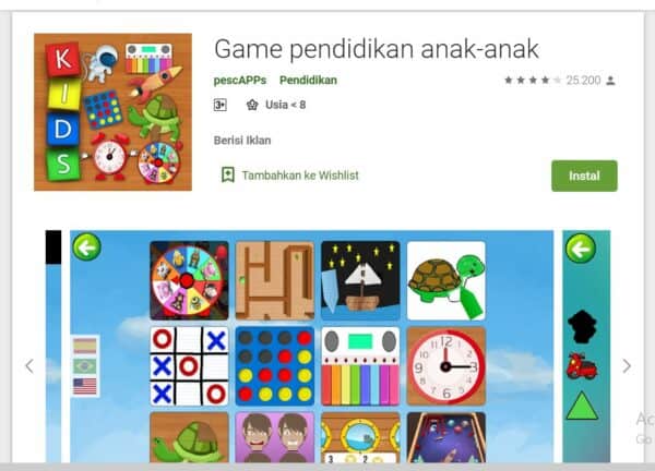 Game Pendidikan Anak-anak