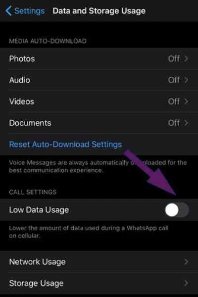 Matikan Penggunaan Data Rendah WhatsApp - Cara Mengatasi WhatsApp Tidak Bisa Video Call