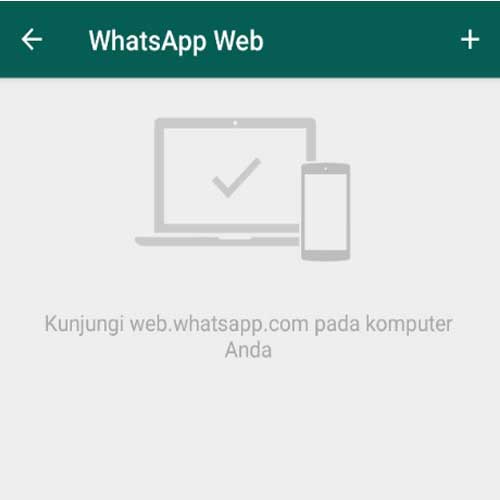 Membuka WhatsApp via Browser - kode rahasia WhatsApp