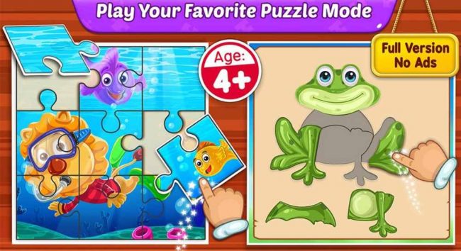 Puzzle Kids – Animals Shapes and Jigsaw Puzzle via Apkpure
