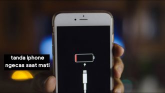 Tanda iPhone Ngecas Saat Mati