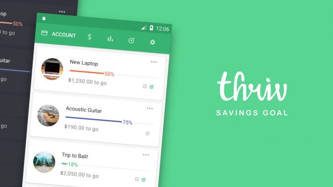 Thriv – Savings Goal