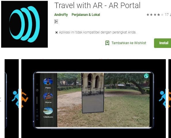Travel With AR - Aplikasi Augmented Reality