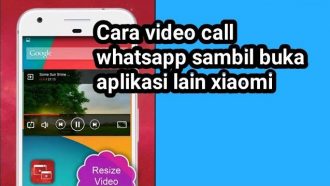 Video Call WhatsApp sambil Buka Aplikasi Lain