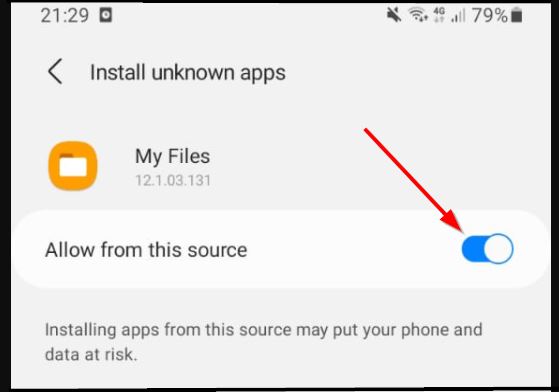 install snaptube from unknown sources