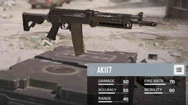 AK117 - 7 Senjata Terbaik Call of Duty Mobile, Senjata Tersakit di CODM