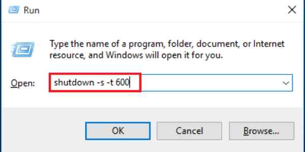  Atur Windows 10 untuk Shut down secara otomatis