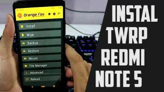 Cara Instal TWRP Redmi Note 5 MIUI 10 Pie
