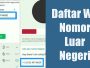 Cara Mendaftar WhatsApp Pakai Nomor Luar Negeri