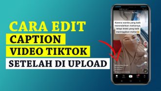 Cara Mengedit Caption TikTok