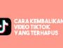 Cara Mengembalikan Video TikTok yang Terhapus, Mudah Banget!