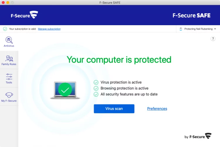 F-Secure Antivirus SAFE