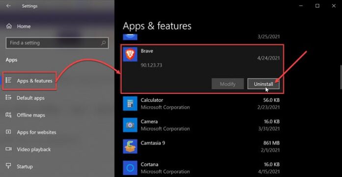 Hapus iklan aplikasi di Windows 10