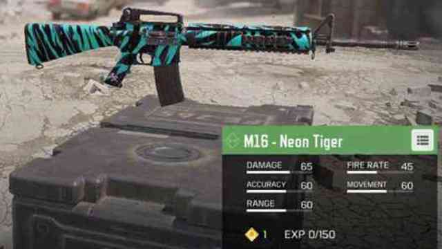 M16 Neon Tiger