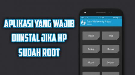 aplikasi setelah root