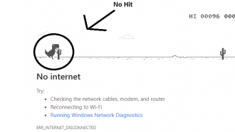 Cara Cheat Game Dinosaurus Chrome Android