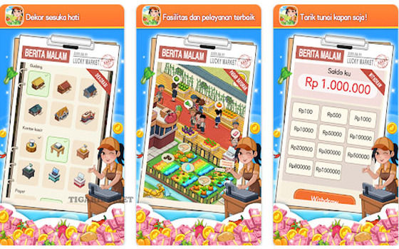 Game Lucky Market Apk Penghasil Uang, Terbukti Membayar!