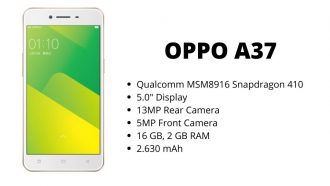 Harga Terbaru & Spesifikasi Oppo A37F Lengkap, Full!