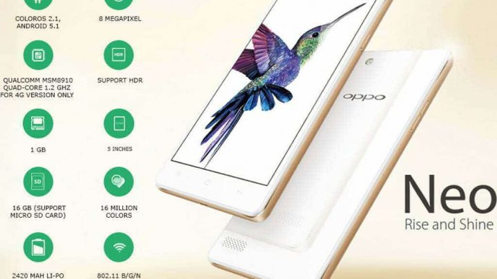 Harga Terbaru & spesifikasi Oppo Neo 7