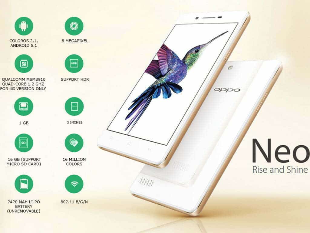 Harga Terbaru & spesifikasi Oppo Neo 7