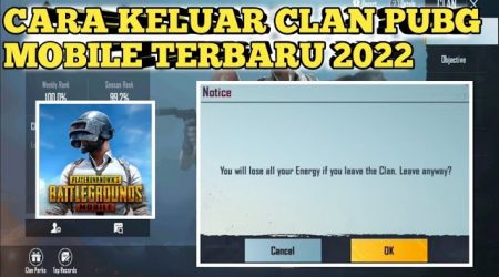 Cara Keluar dari Clan PUBG Terbaru 2022