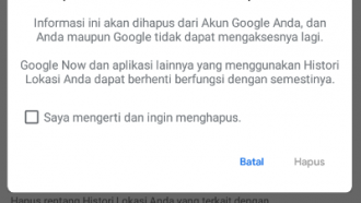 Cara Memulihkan Linimasa Google Maps