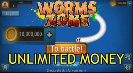 Cheat Game Worm Zone MOD Apk Biar Jadi Raja Cacing Terbesar