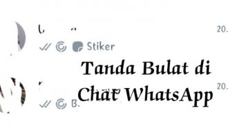 Tanda Bulat Pada Aplikasi WhatsApp