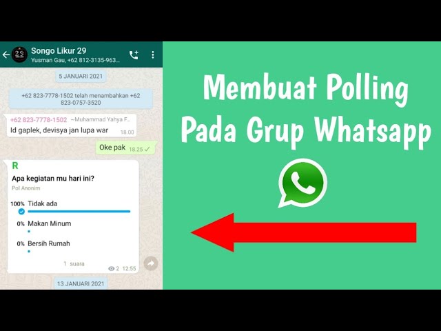 Cara Membuat Polling Di Grup WhatsApp (WA) Dengan Mudah! | Tekno KING