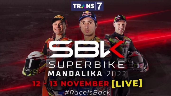 Live streaming WSBK super Bike Mandalika 2022 Trans7