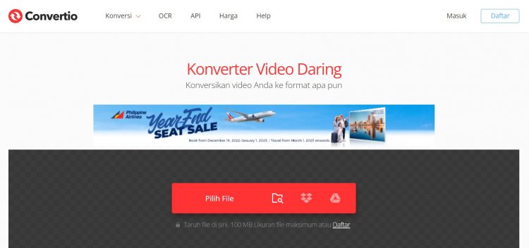 Cara Convert Video Menjadi HD via convertio.co