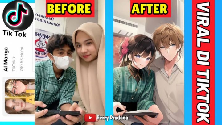Filter Anime Yang Viral Di TikTok, Buat Anda Jadi Anime Cowok Dan Cewek!!