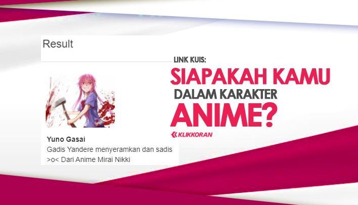Link Quiz Siapa Kamu Di Dunia Anime? Jawab Quiz Untuk Mengetahui!
